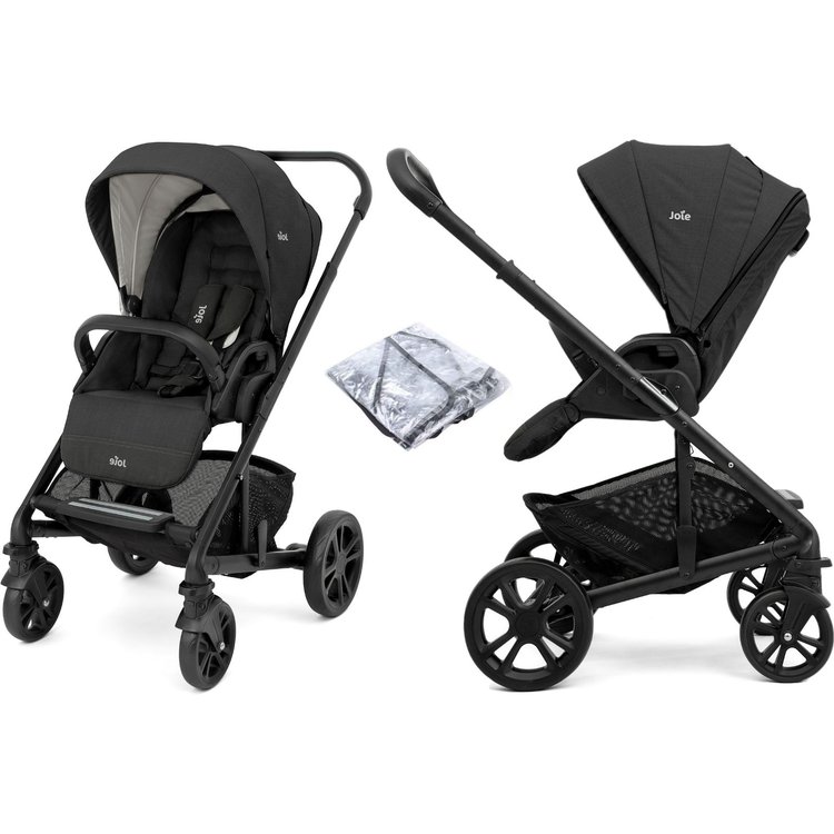 Joie Chrome Pushchair 4-Wheel Stroller - Shale 