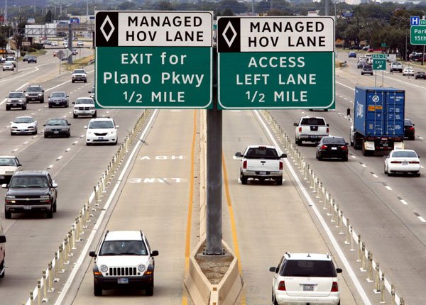 HOV Carpool Lanes