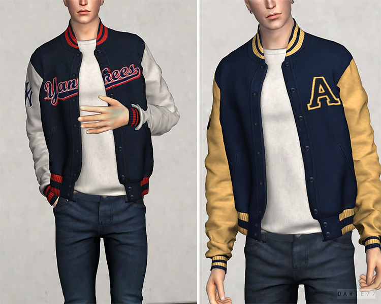 Sims 4 CC Accessories Jacket