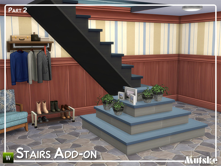 Sims 4 Functional Stairs CC