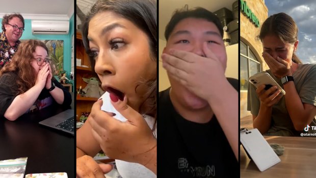 Students across the state opened their results on Saturday afternoon, and have posted their reactions to TikTok.