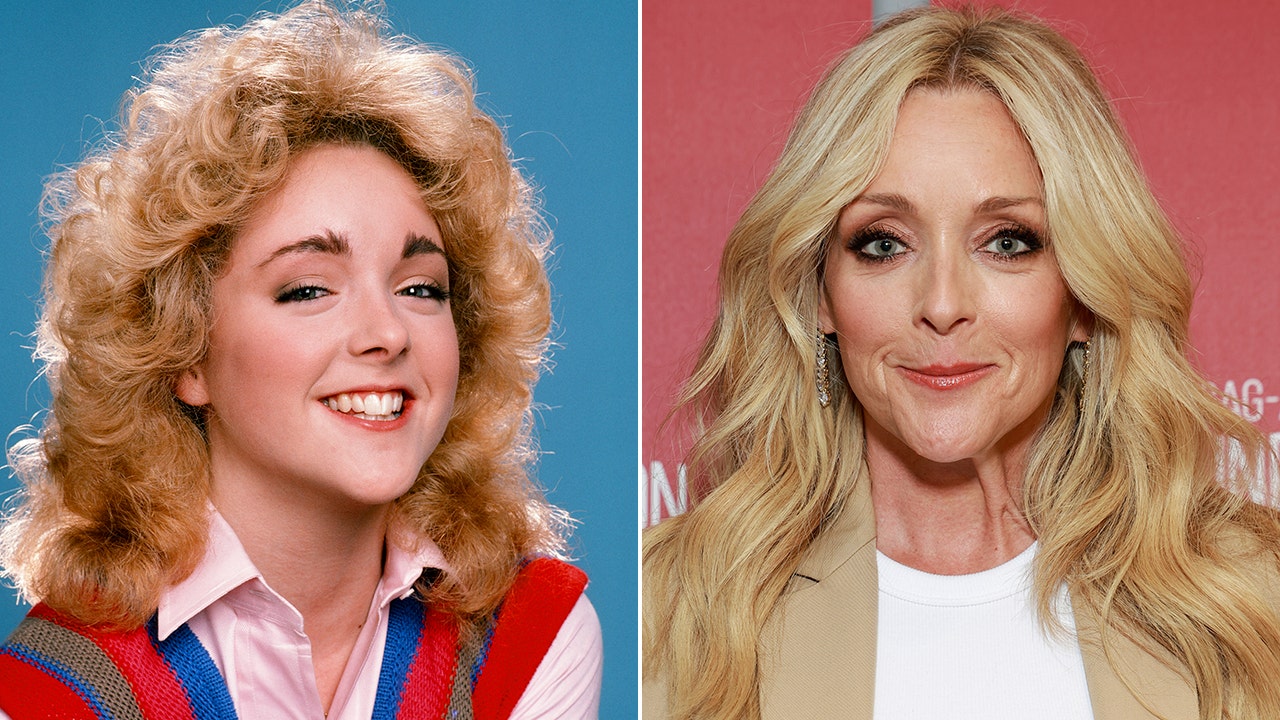 Jane Krakowski then and now split