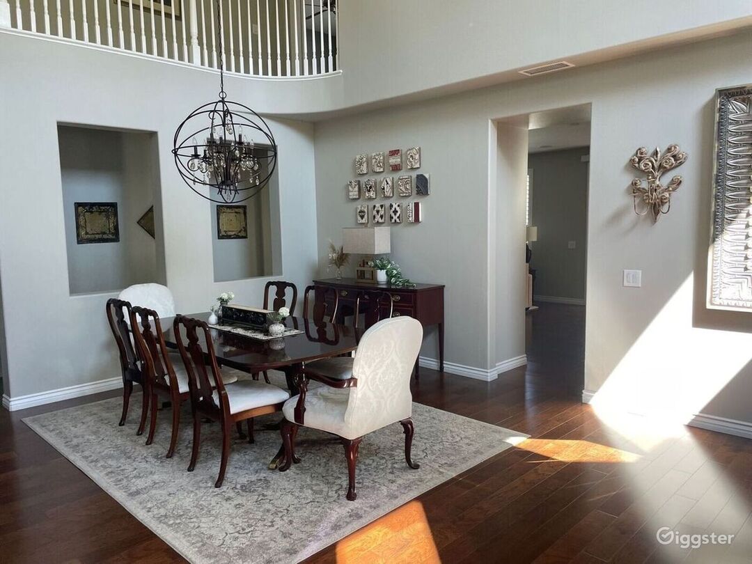 Formal dining area