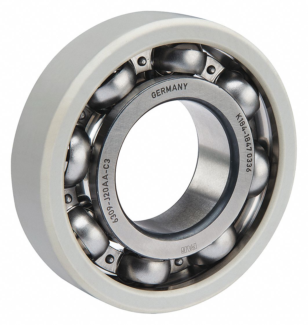 FAG BEARINGS Radial Ball Bearing, Open, 80 mm Bore Dia., 170 mm Outside ...