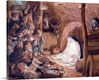 The Adoration of the Shepherds, illustration for 'The Life of Christ', c.1886-94