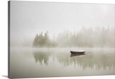 Boat In Mysterious Fog