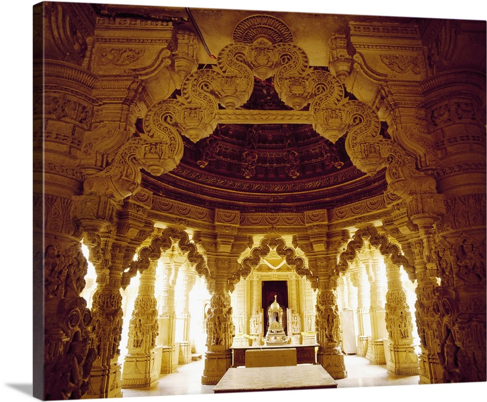 India, Rajasthan, Jaisalmer, Jain Temples, the inside