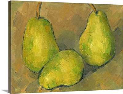 Three Pears, by Paul Cezanne, 1878-79