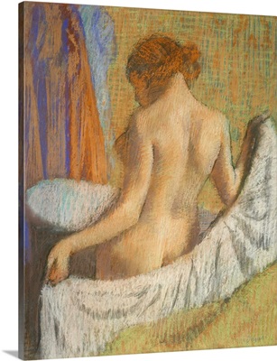 After The Bath By Edgar Degas