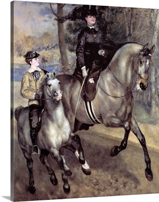 Horsewoman in the Bois de Boulogne by Pierre Auguste Renoir