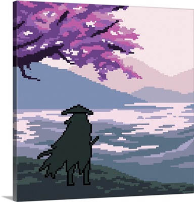 Samurai Traveler Pixel Art