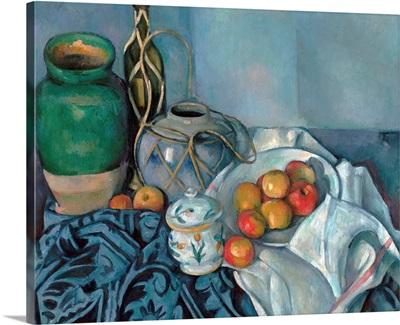 Still Life With Apples By Paul Cezanne