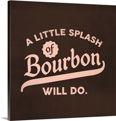 Bourbon Splash Lettering