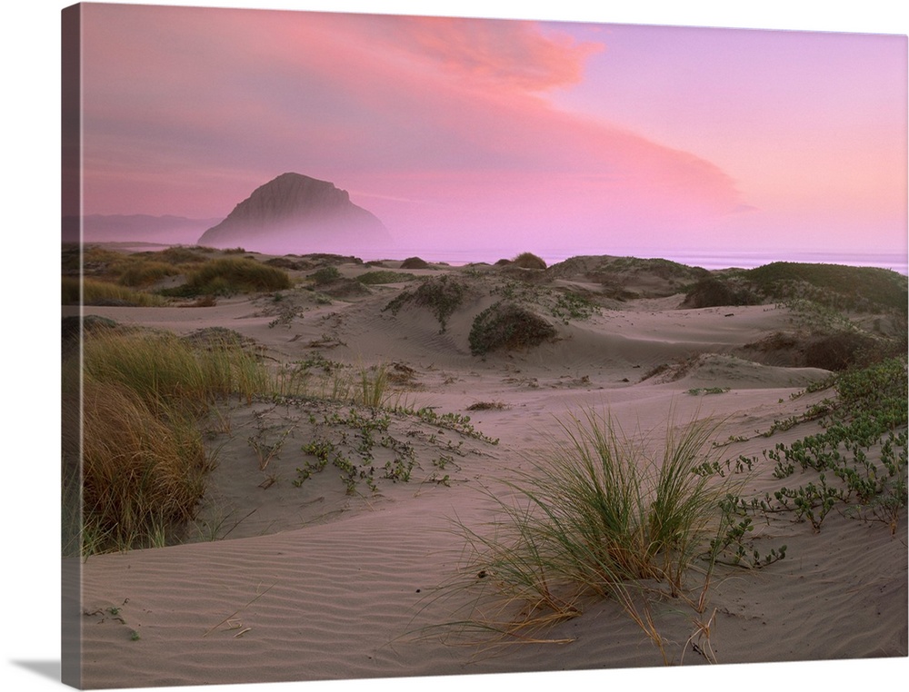 Morro Rock at Morro Bay, California