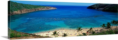 Beach at Hanauma Bay Oahu Hawaii