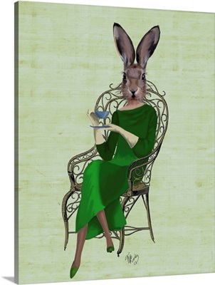 Lady Bella Rabbit Taking Tea