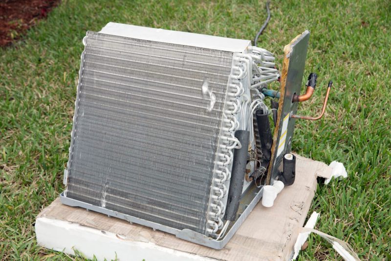 AC evaporator coil replacement cost