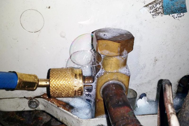 AC leak repair cost