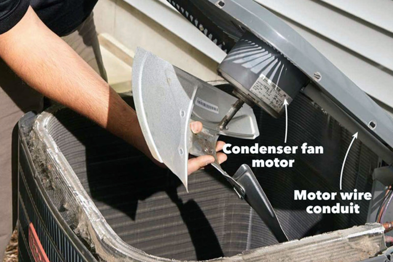 AC fan motor replacement cost