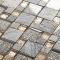 Glass Stone Mosaic Tile Unpolished Bathroom Wall Tiles