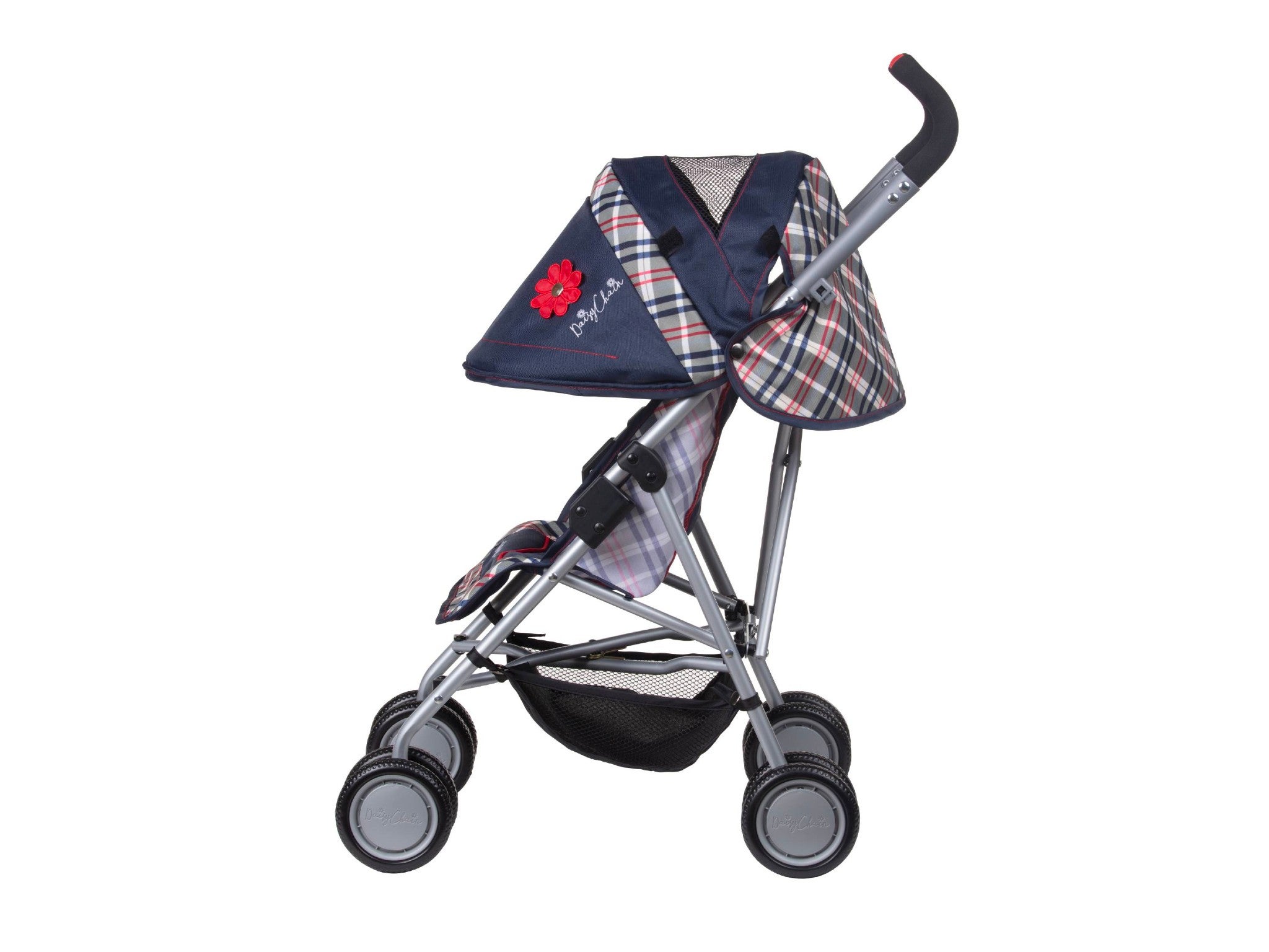 Daisy Chain zipp max dolls pushchair in classic check indybest