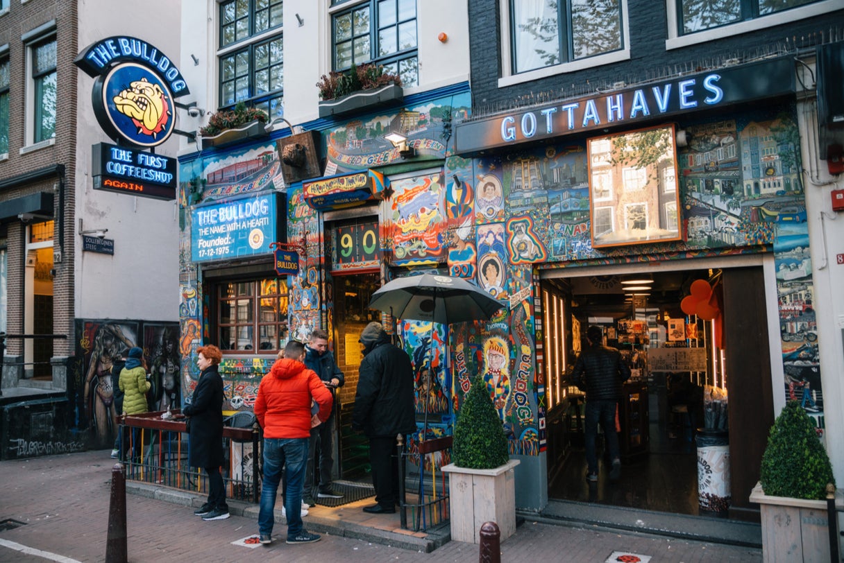 The Bulldog is the most famous coffeeshop in the city