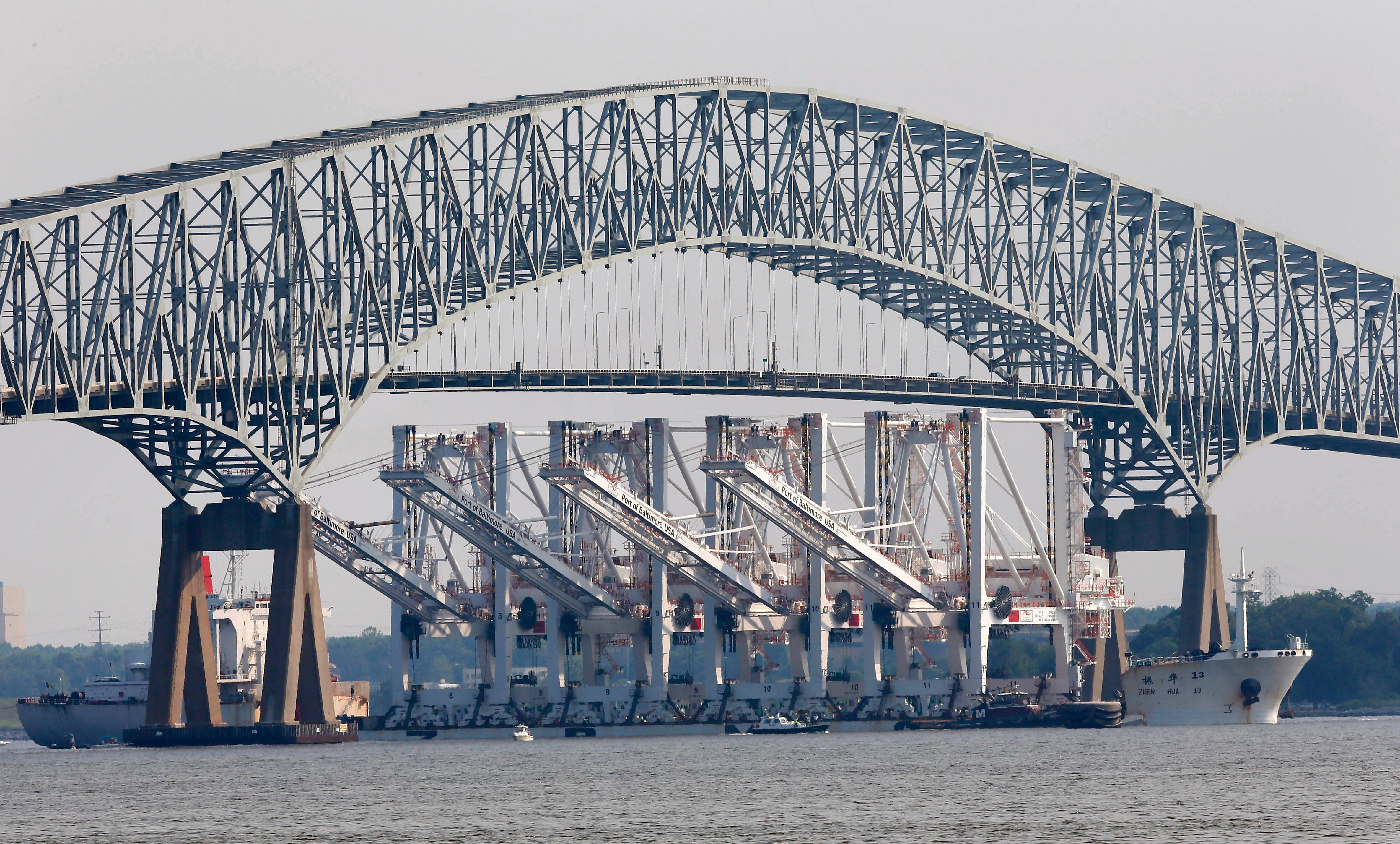 Francis Scott Key Bridge in Baltimore collapses after ship struck it