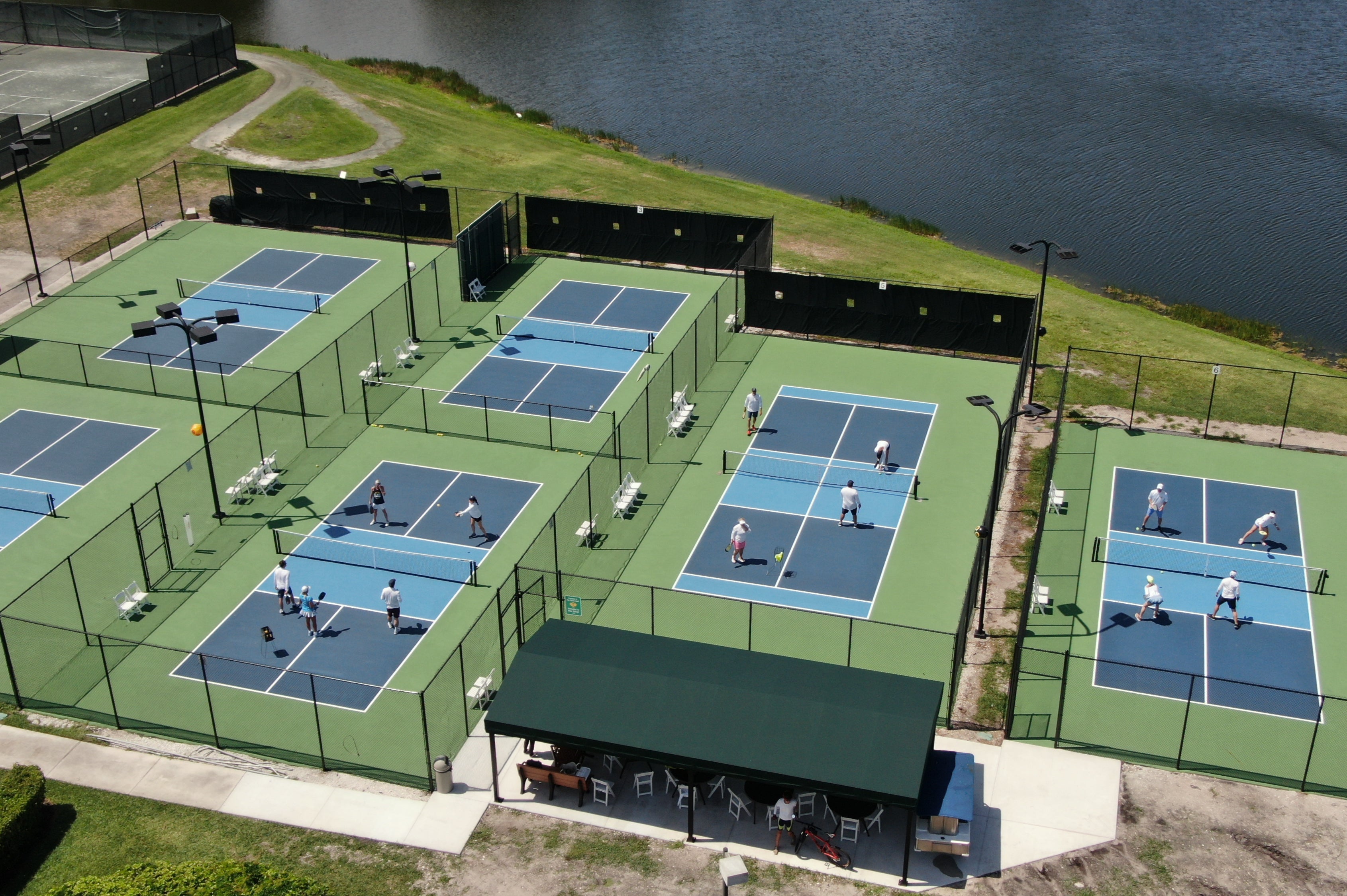 The PGA National Resort recently added 12 pickleball courts