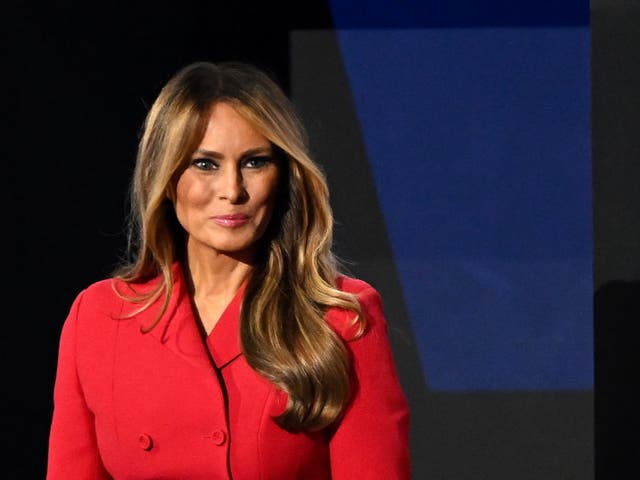 <p>Melania was notably absent from Trump’s presidential debate against Harris on Tuesday evening </p>