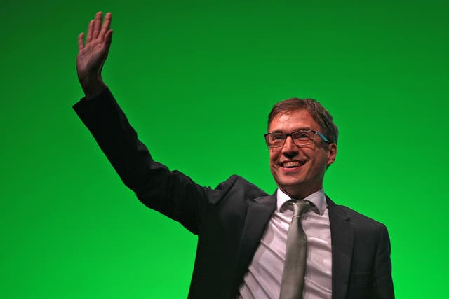 <p>Wassisname: Adrian Ramsay, co-leader of the Greens, who opened the party’s Manchester conference on his own, was unrecognised by 84 per cent of Green voters in a YouGov poll</p>