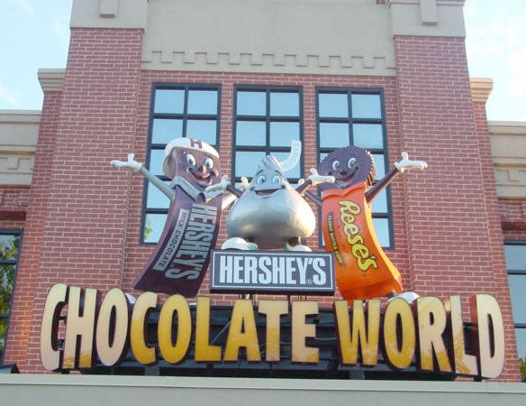 Chocolate World houses a welcome centre and gift shop