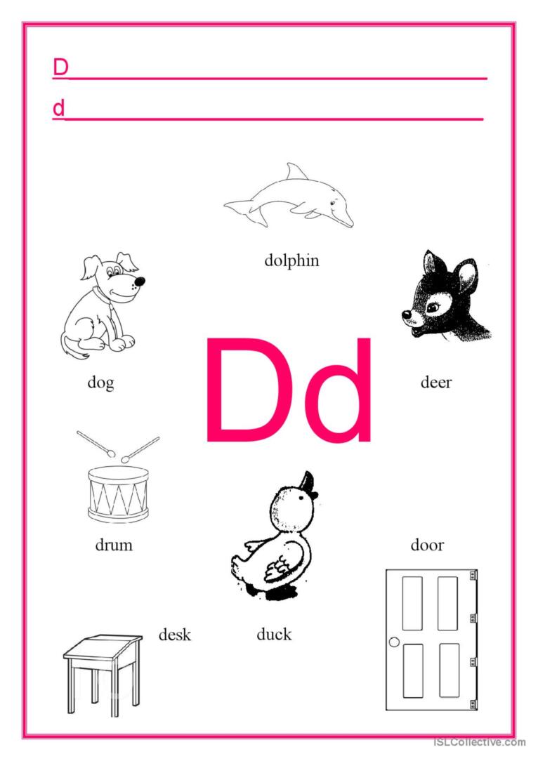 ALPHABET Letters D,E,F