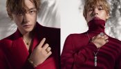 BTS V Looks Swanky In Red Tailored Blazer And Trouser With Gold Accessories [Photos] 854708