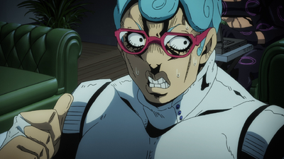 Ghiaccio alega que a Squadra Esecuzioni é a melhor equipe da Passione, merecendo um pagamento melhor