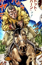 Dot Han riding his horse #1