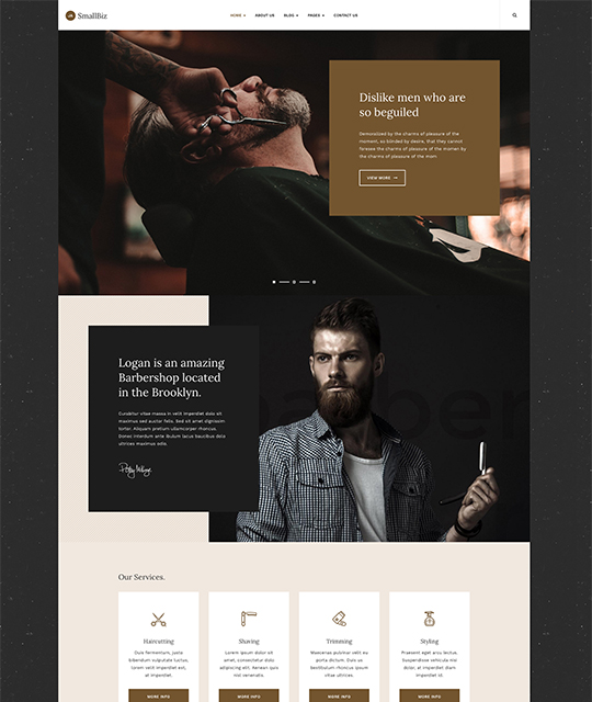 Small Business Joomla Template - JA Small Biz | JoomlArt