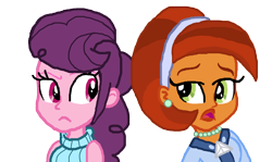 Size: 1800x1070 | Tagged: safe, artist:ktd1993, artist:sarahgdo, character:stellar flare, character:sugar belle, my little pony:equestria girls, equestria girls-ified, female, lesbian, shipping, stellarbelle