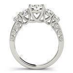 Vintage Five Stone Diamond Trellis Engagement Ring