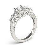 Vintage Five Stone Diamond Trellis Engagement Ring