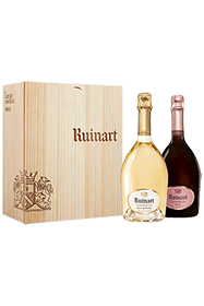 Ruinart : Duo Ruinart Blanc de Blancs Rosé