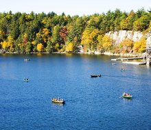 Take in the splendor of the season with a fall getaway to Mohonk Mountain House in New Paltz. Photo courtesy of Mononk Mountain House