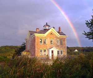 The Saugerties Lighthouse is a stunning getaway no matter the season.