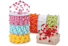 Nashville Wraps Wired Pom Pom Cord Ribbon