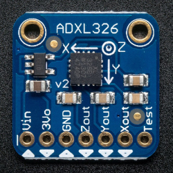 ADXL326 - 5V ready triple-axis accelerometer (+-16g analog out)