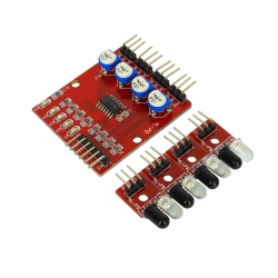 Four Infrared Sensor Matrix for Line Following Robots