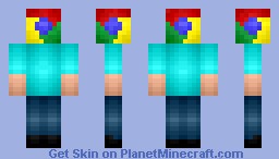 Google Chrome Minecraft Skin