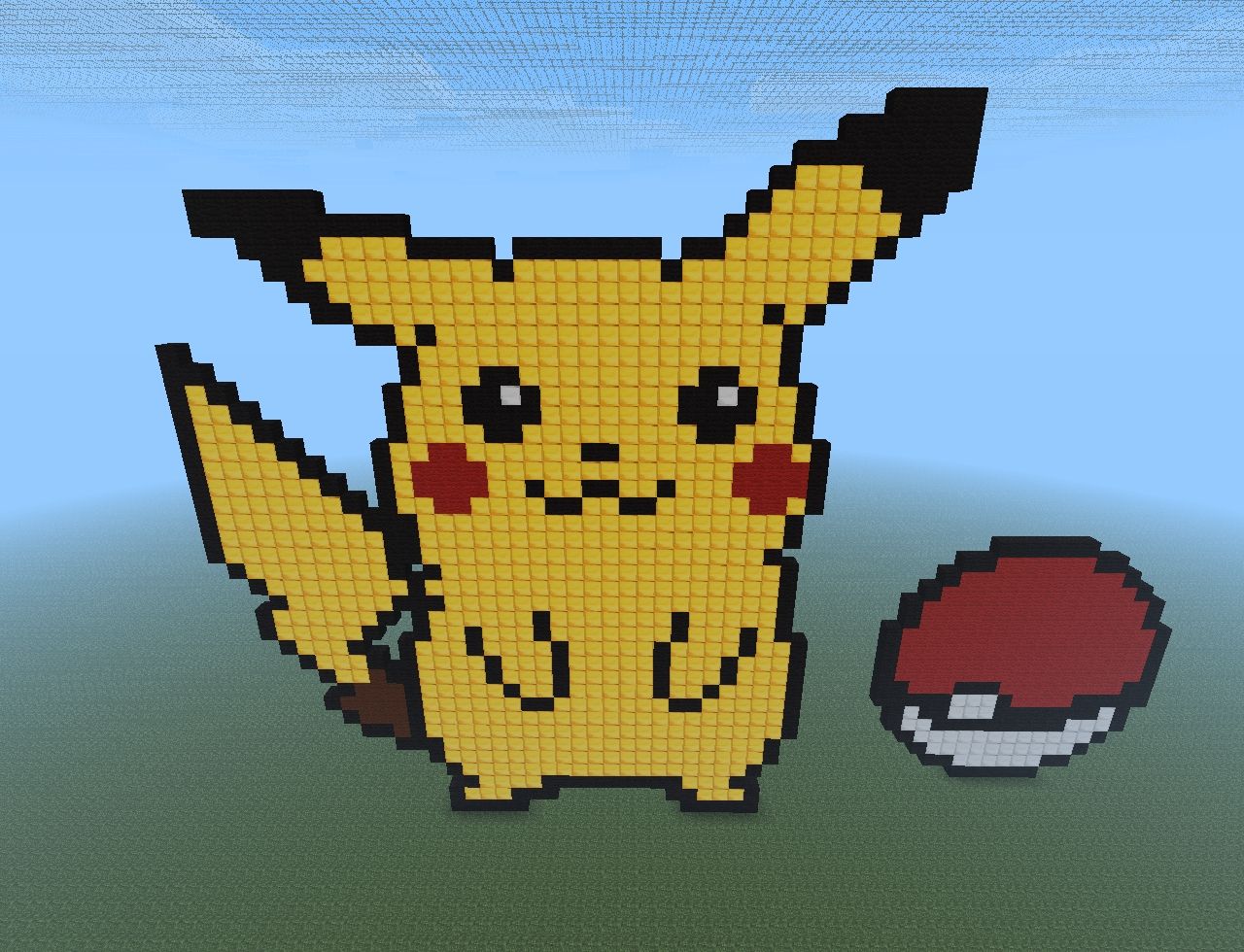 Pikachu & Pokeball Minecraft Map