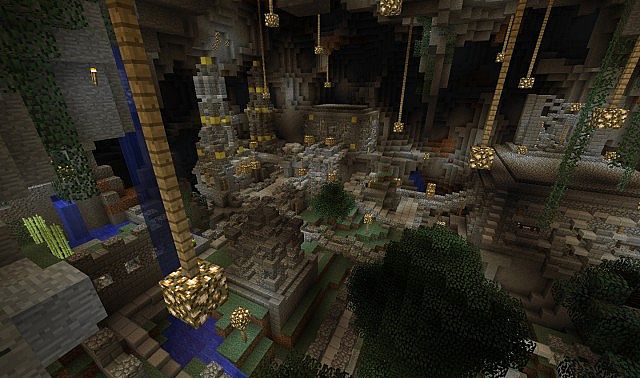 Underground Dwarven City Minecraft Project