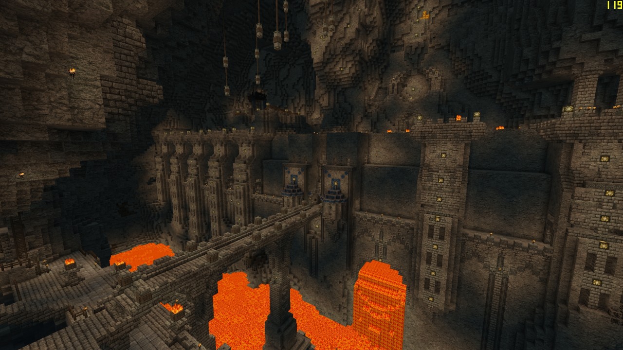 Minecraft Underground Dwarf City