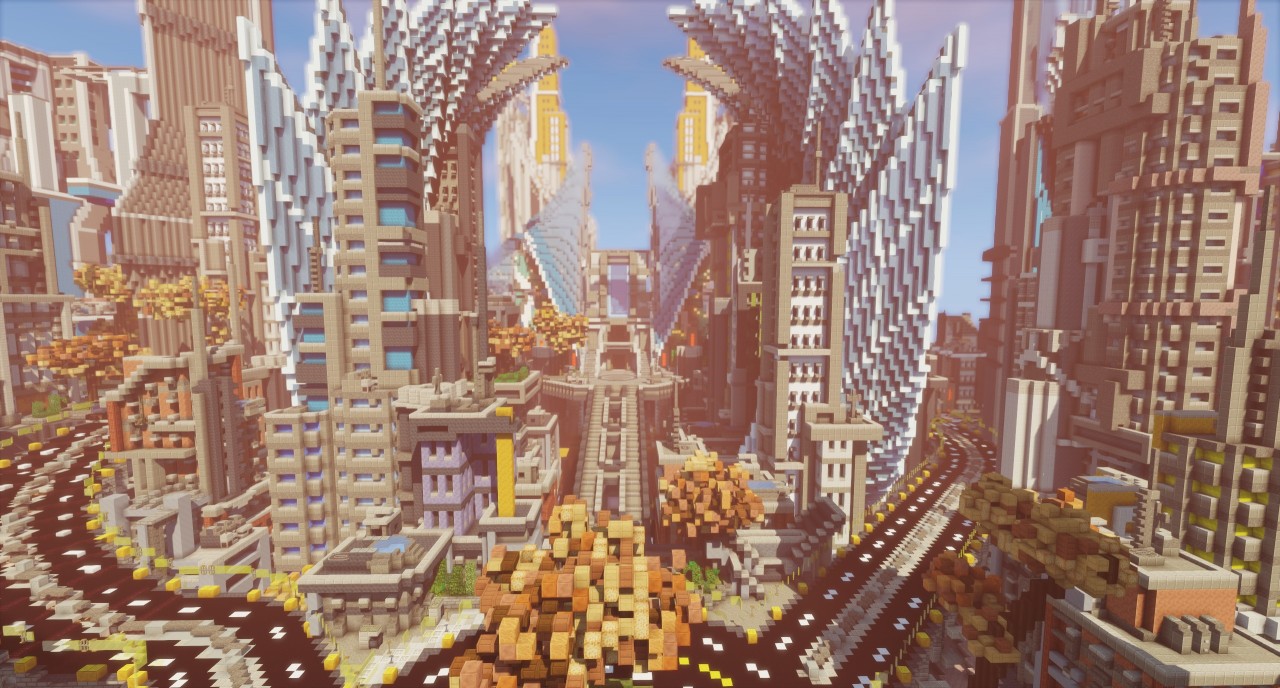 Futuristic City Minecraft